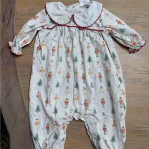 Festive Kids One Piece with Nutcracker Print